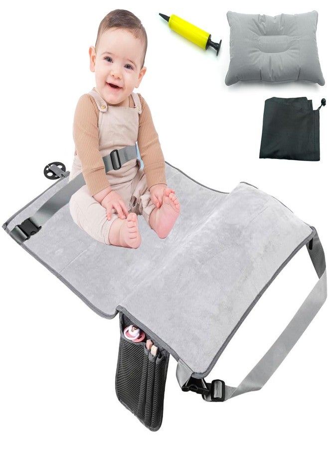Gihunk Toddler Airplane Bed, Portable Airplane Seat Extender Travel Bed for Kids, Soft Baby Plane Travel Essentials for Flying, Toddlers Long Flight Must Haves Footrest (Include Inflatable Pillow) - Image 1